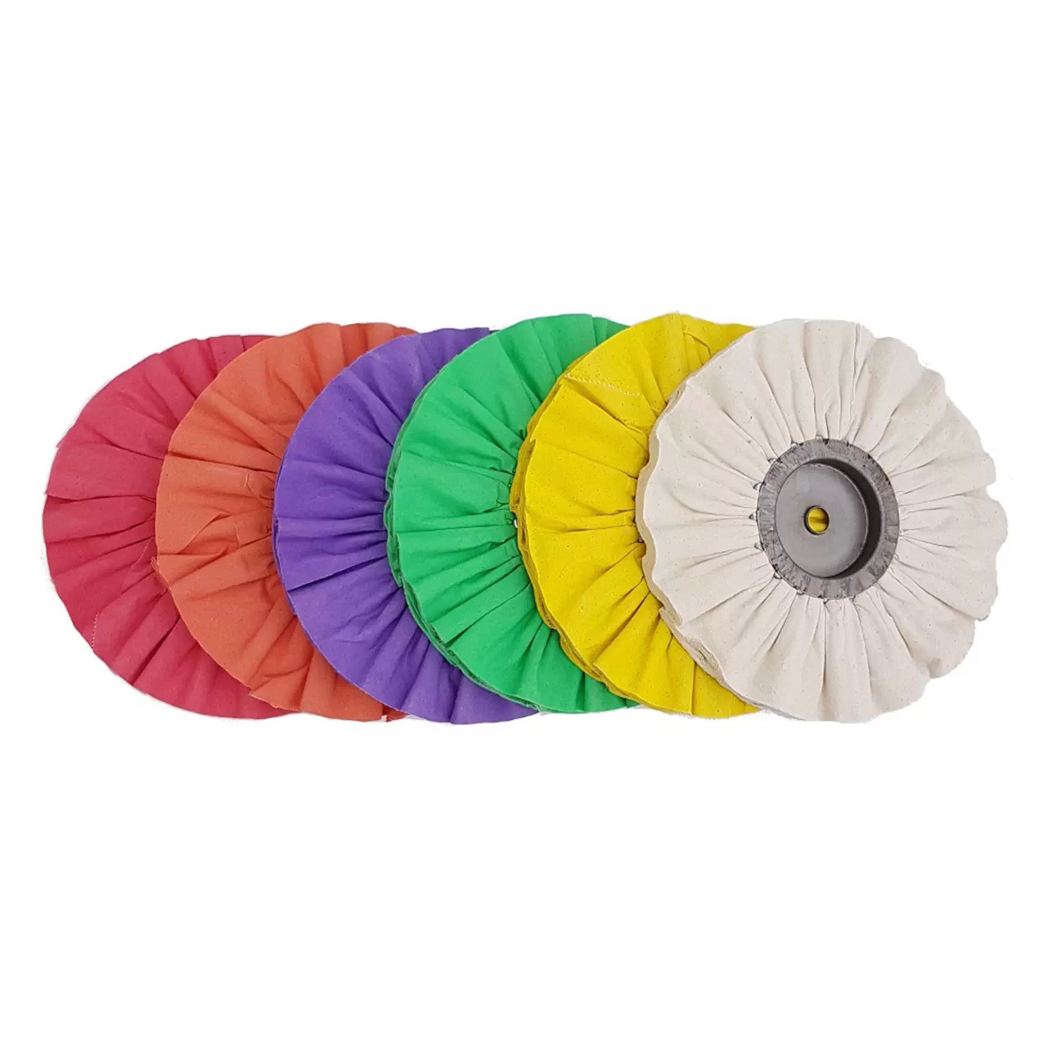 Platinum TB-7182 10″ x 3″ x 5/8″ Yellow 16 Ply Airway Buffing Wheel